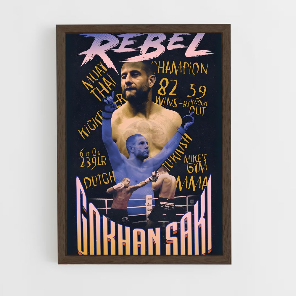 Poster Vainqueur Éternel – affiche Kick-boxing (vue 5)